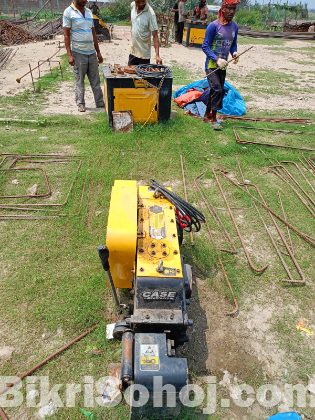 Rebar cutting and bending machine